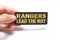 Patch, Embroidered Patch (Iron-On or Sew-On), Rangers Lead The Way (U.S. Army), 4" x 1.5"